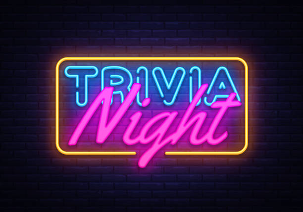 Neon Trivia Night sign